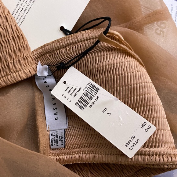 NEW Anthropologie OhSevenDays Tiered Sheer Midi Dress - Picture 9 of 9